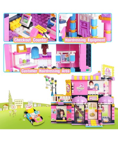 1655 Pieces Friends House Building Blocks Set Hair Salon Creative Toy Building Kit for Kids Best Learning and Roleplay STEM C...