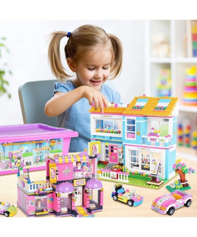 1655 Pieces Friends House Building Blocks Set Hair Salon Creative Toy Building Kit for Kids Best Learning and Roleplay STEM C...