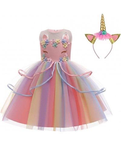 Unicorn Dress for Girls Party Princess Costume Cosplay Wedding Gown Birthday Pageant Dresses $53.73 Kids' Costumes