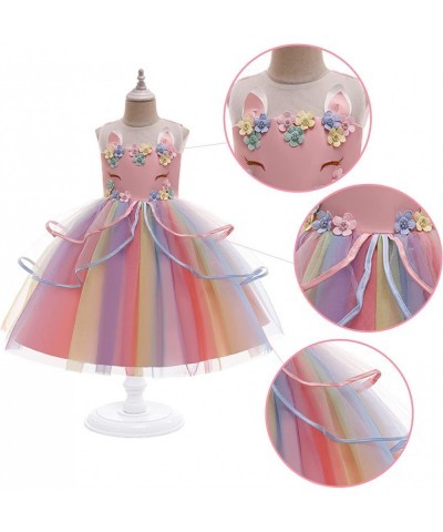 Unicorn Dress for Girls Party Princess Costume Cosplay Wedding Gown Birthday Pageant Dresses $53.73 Kids' Costumes