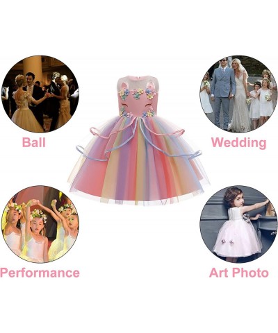 Unicorn Dress for Girls Party Princess Costume Cosplay Wedding Gown Birthday Pageant Dresses $53.73 Kids' Costumes