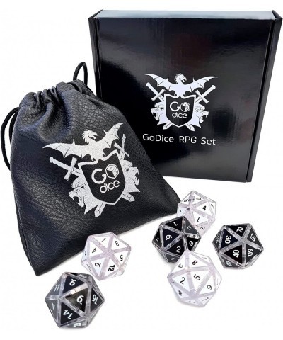 GoDice RPG Set - Turn GoDice (D6) Into Connected Polyhedral Dice (D20 D12 D100 D10 D8 D4) for online & offline Role Playing G...