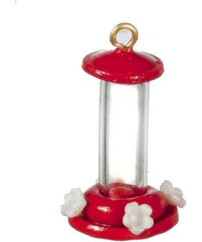 Humming Bird Feeder Miniature 1:12 Scale Pet Garden Accessory Red $16.29 Dollhouse Accessories