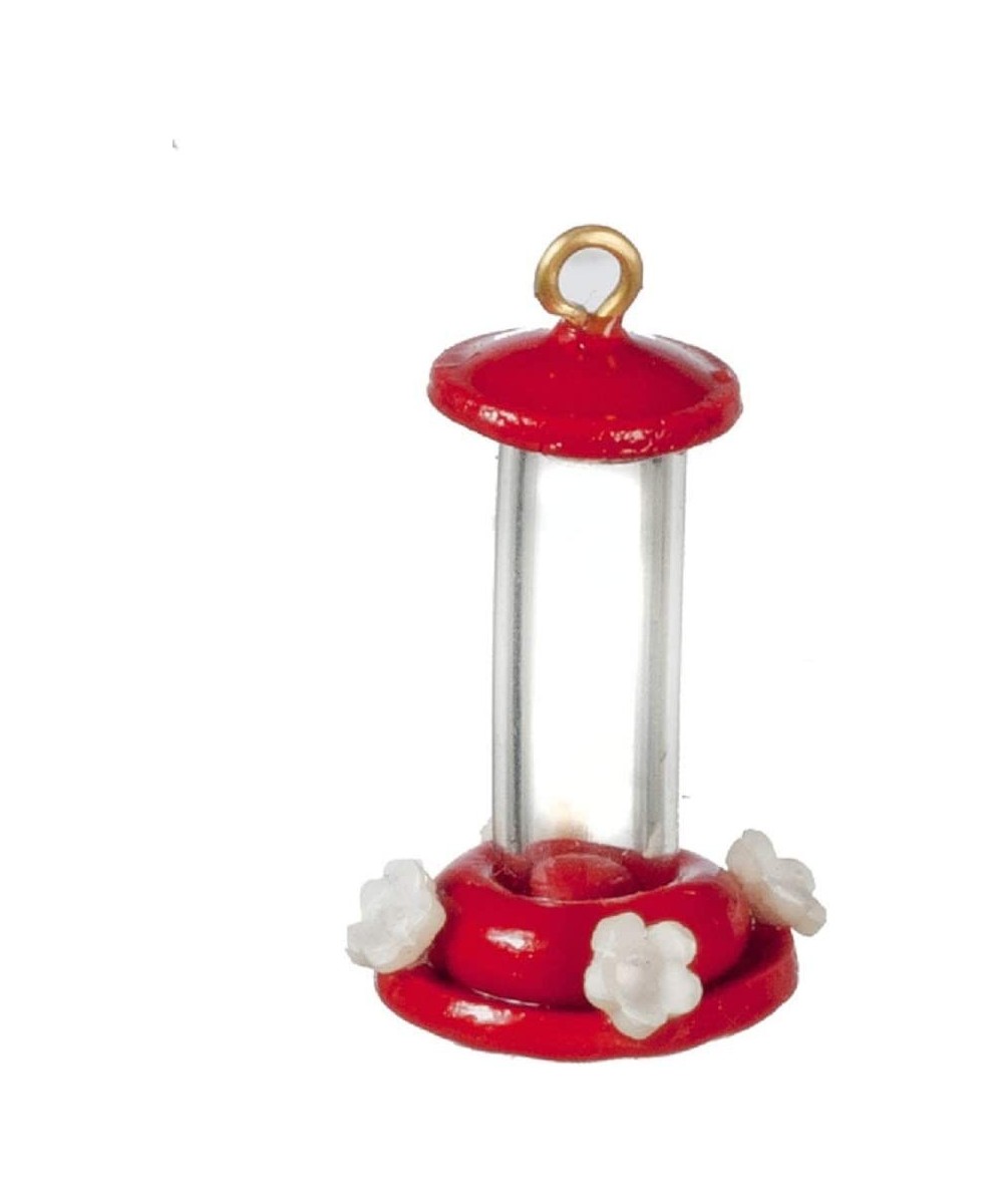 Humming Bird Feeder Miniature 1:12 Scale Pet Garden Accessory Red $16.29 Dollhouse Accessories