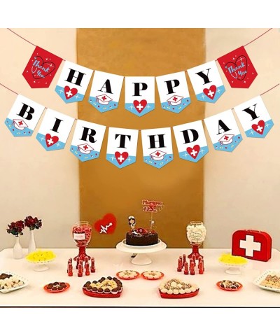 Doctor Nurse Birthday Party Decorations Medical Birthday Banner medical party decorations nurse & doctor party $14.18 Toy Med...