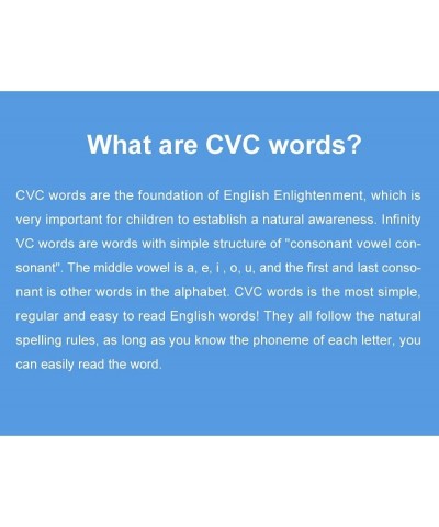 CVC Flashcards CVC Word Builders Toddler Learning Toys Learning Supplies for Kindergarten Preschool 126 Cards 4.3 X 3 inch $4...