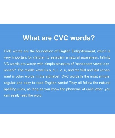 CVC Flashcards CVC Word Builders Toddler Learning Toys Learning Supplies for Kindergarten Preschool 126 Cards 4.3 X 3 inch $4...