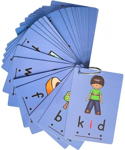 CVC Flashcards CVC Word Builders Toddler Learning Toys Learning Supplies for Kindergarten Preschool 126 Cards 4.3 X 3 inch $4...