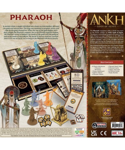 Ankh Gods of Egypt Board Game Pharaoh Expansion | Ancient Egyptian Mythology Game | Strategy Game for Adults and Teens | Ages...