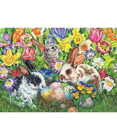 Cobble Hill 500 Piece Puzzle - Easter Bunnies - Sample Poster Included $32.03 Jigsaw Puzzles