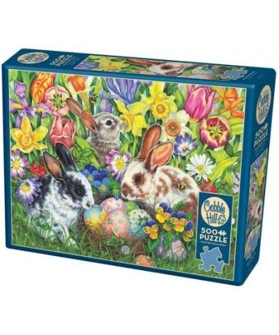 Cobble Hill 500 Piece Puzzle - Easter Bunnies - Sample Poster Included $32.03 Jigsaw Puzzles