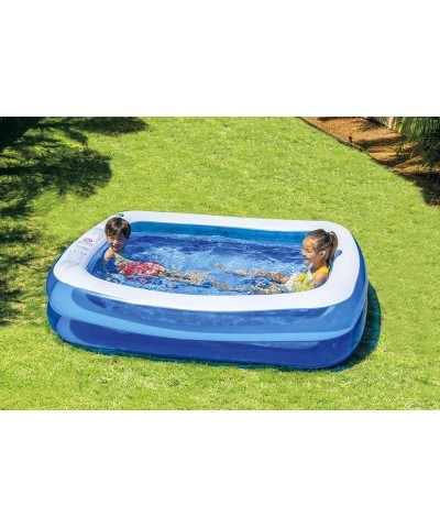 Rectangular Inflatable Kiddie Pool Blue 79" x 59" x 20 $82.74 Swimming Pool & Outdoor Water Toys