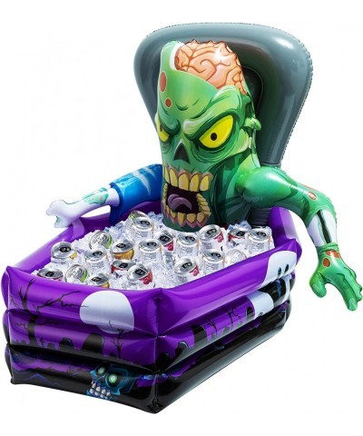 Novelty Inflatable Zombie Happy Halloween Drink Cooler Party Beverage Holder (26"x 24"x 38" Approximate Inflated Size) $48.57...