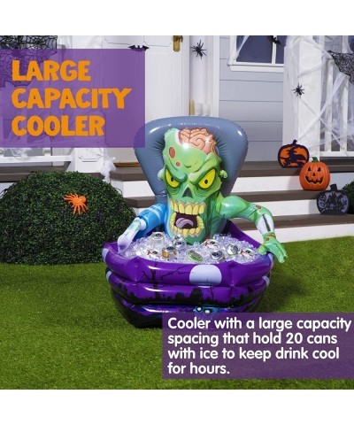 Novelty Inflatable Zombie Happy Halloween Drink Cooler Party Beverage Holder (26"x 24"x 38" Approximate Inflated Size) $48.57...