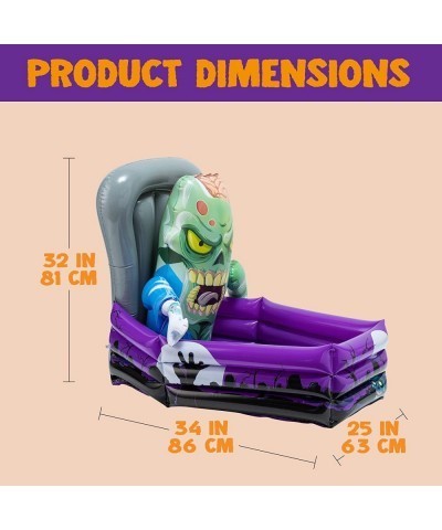 Novelty Inflatable Zombie Happy Halloween Drink Cooler Party Beverage Holder (26"x 24"x 38" Approximate Inflated Size) $48.57...