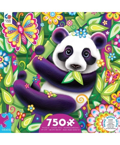 Groovy Animals - Panda - 750 Piece Jigsaw Puzzle $24.18 Jigsaw Puzzles