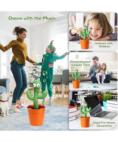 Mini Dancing Cactus 2022 New Cute Cactus Toy Repeats What You Say Talking Toy Electric Speaking Cactus Baby Toys Very Interes...