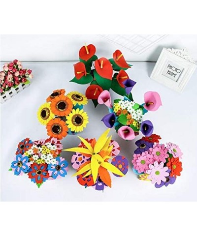 Floral Crafting Kids Sewing Kit Flower Crafts Kid DIY Educational Craft and Fun Felt Sew Kits Complete Set for Parent and Chi...