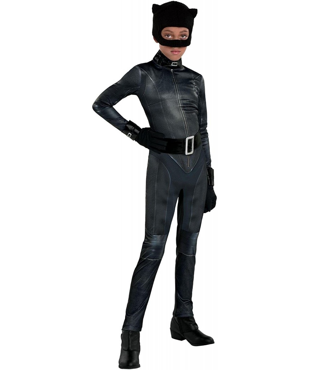 Catwoman for Girls The Batman Includes Mask and Belt Size- Medium $25.89 Kids' Costumes