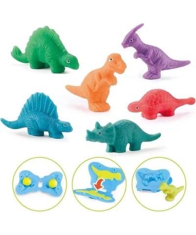 Playdough Tool Sets Dinosaur World Dough Kit Creations Toy for Kid -5 Color Doughs 1 Plastic Knife and 6 Shape Dino Preschool...