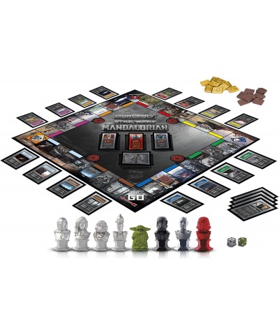 Monopoly: Star Wars The Mandalorian Edition Board Game Protect The Child (Baby Yoda) from Imperial Enemies $84.64 Board Games