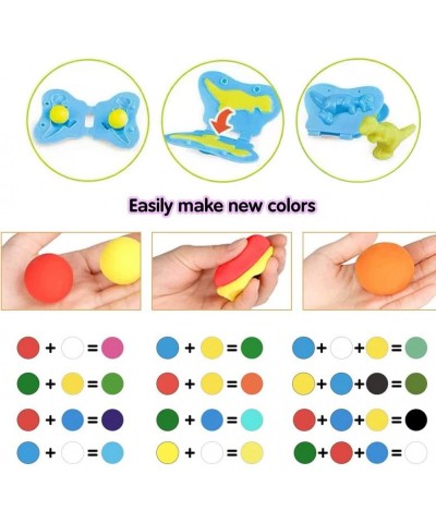 Playdough Tool Sets Dinosaur World Dough Kit Creations Toy for Kid -5 Color Doughs 1 Plastic Knife and 6 Shape Dino Preschool...