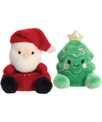 World Palm Pals 2 Piece Christmas Holiday Plush Bundle Santa Claus and Jubilee Tree (Santa / Christmas Tree) $34.58 Stuffed A...