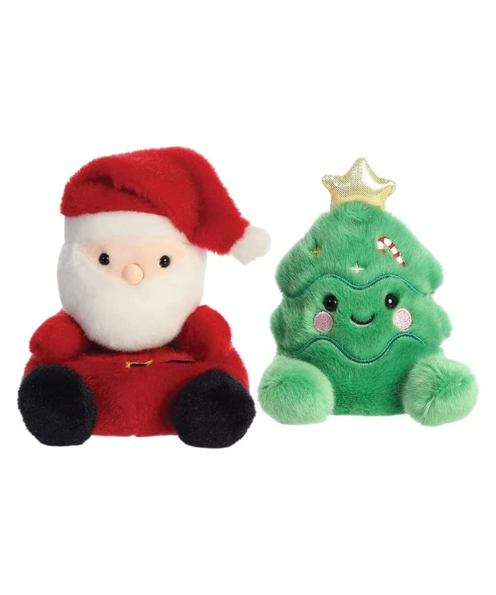 World Palm Pals 2 Piece Christmas Holiday Plush Bundle Santa Claus and Jubilee Tree (Santa / Christmas Tree) $34.58 Stuffed A...