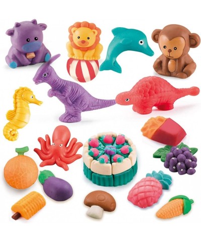 Playdough Tool Sets Dinosaur World Dough Kit Creations Toy for Kid -5 Color Doughs 1 Plastic Knife and 6 Shape Dino Preschool...