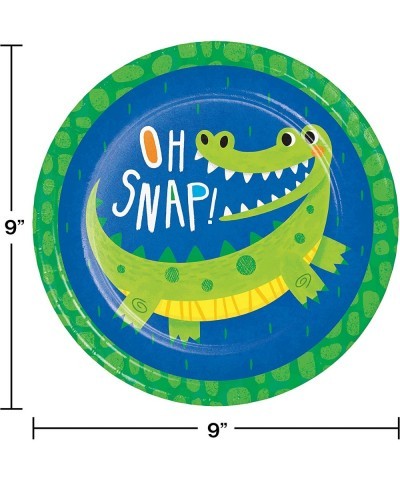 Alligator Birthday Party Paper Plates 24 ct $29.73 Kids' Party Tableware