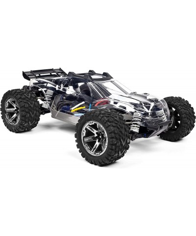 Custom Body Unpainted with Stickers Clear Body Compatible for Rustler 4X4 1/10 Scale RC Car or Truck (Truck not Included) R4-...