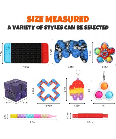 Pop Fidget It Toy Pack Push Popop Gamepad Tie Dye Game Board Pack Cheap Push Bubble Fidget Sensory Toy Stress Reliever for Ki...