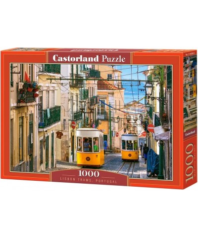 1000 Piece Jigsaw Puzzle Lisbon Trams Portugal European Puzzle Sister City of San Francisco Adult Puzzle C-104260-2 $32.11 Ji...