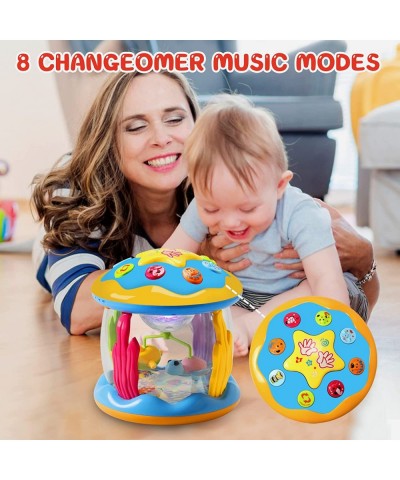 Baby Toys 6 to 12 Months Ocean Rotating Projector - Early Education Infant Toys 12-18 Months Pacify Music/Light Kids Toddler ...