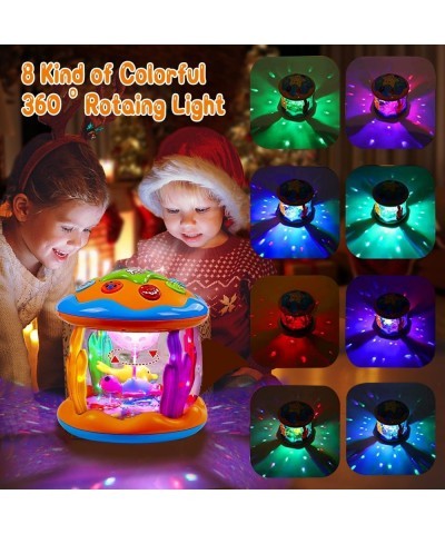 Baby Toys 6 to 12 Months Ocean Rotating Projector - Early Education Infant Toys 12-18 Months Pacify Music/Light Kids Toddler ...