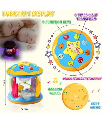 Baby Toys 6 to 12 Months Ocean Rotating Projector - Early Education Infant Toys 12-18 Months Pacify Music/Light Kids Toddler ...