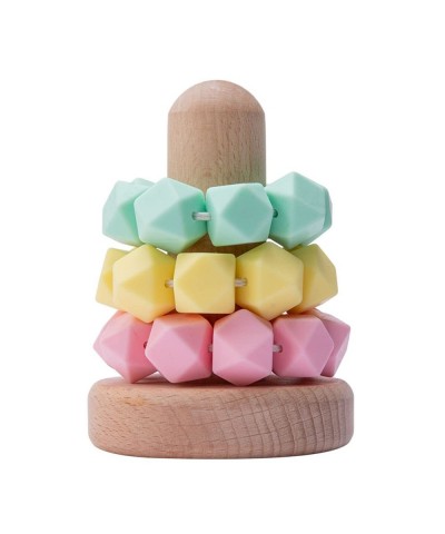 Baby Stacking Toys Silicone Stacking Ring Stacker Toddler Teething Toy Montessori Senses Educational Learning $25.43 Early De...