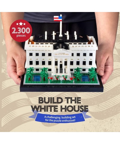 Architecture White House Micro Building Blocks (2300 Pieces) Creative Building Set for Adults and Teens. $42.96 Toy Building ...