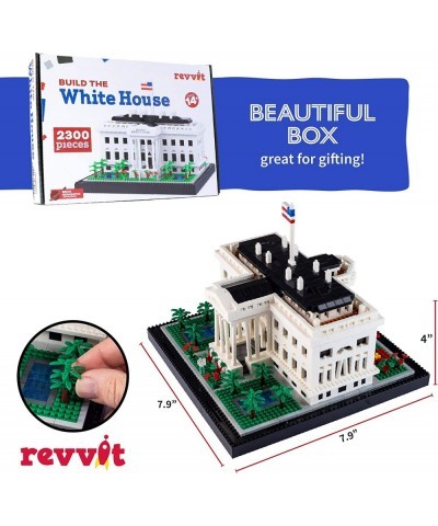 Architecture White House Micro Building Blocks (2300 Pieces) Creative Building Set for Adults and Teens. $42.96 Toy Building ...