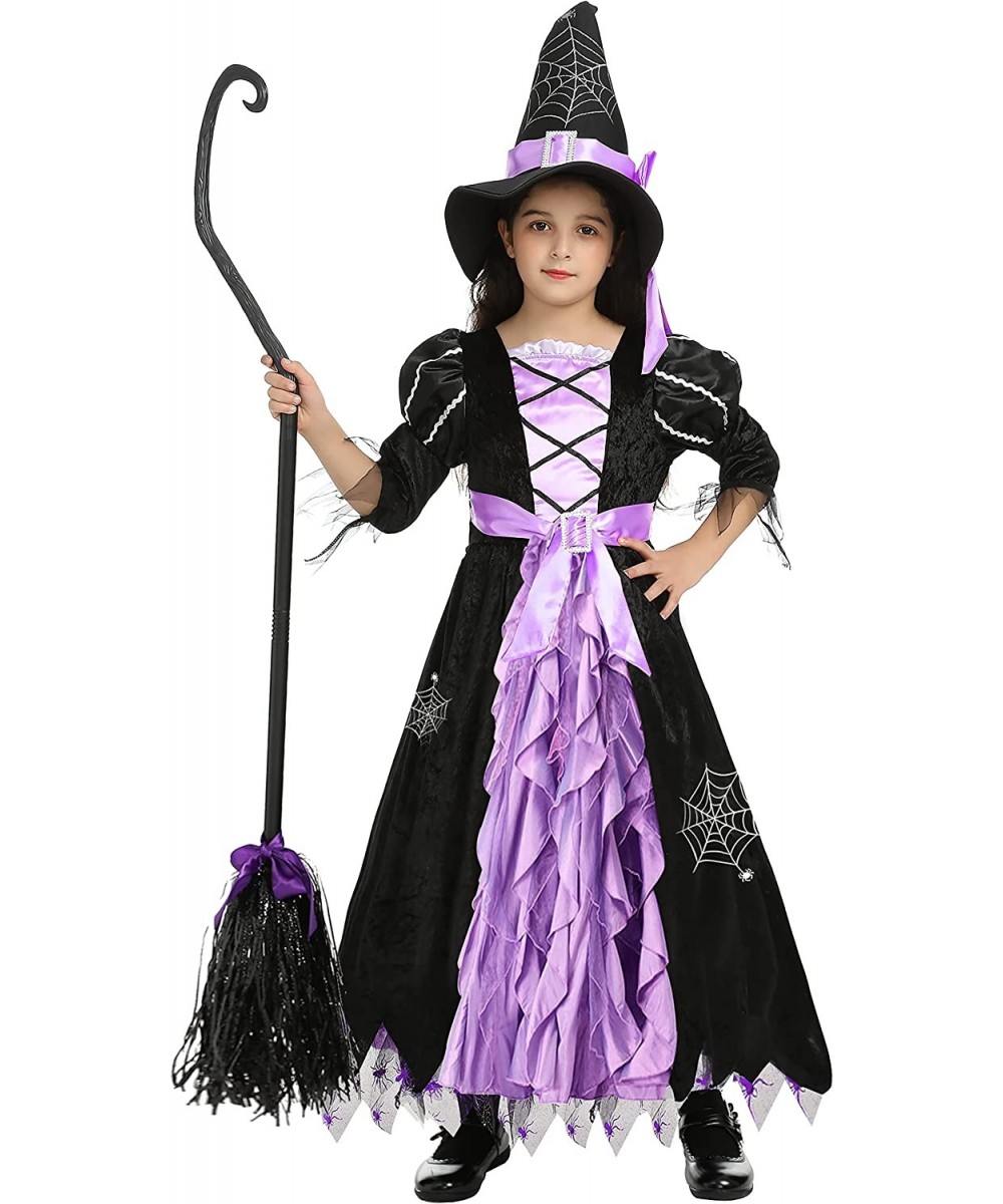 Halloween Girls Fairytale Witch Costume with Witches Hat $19.20 Kids' Costumes