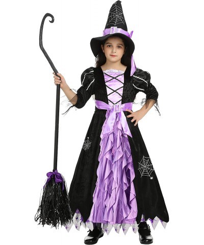 Halloween Girls Fairytale Witch Costume with Witches Hat $19.20 Kids' Costumes