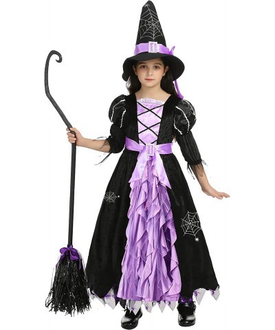 Halloween Girls Fairytale Witch Costume with Witches Hat $19.20 Kids' Costumes