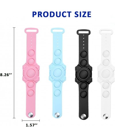 Kids Airtag Bracelet Case Anti Lost Protect Airtag Case with Push Pop Bubble Wristband Airtag Holder for Kids Bracelet Airtag...