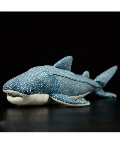 Great Whale Shark Plush Toy - Realistic 20.5" Long Blue Texture Whale Shark Stuffed Toys Super Soft Ocean Creatures Sharks Pl...