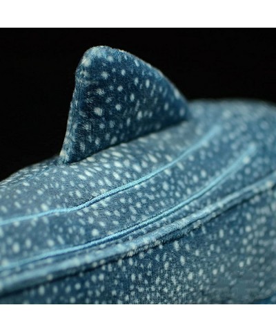 Great Whale Shark Plush Toy - Realistic 20.5" Long Blue Texture Whale Shark Stuffed Toys Super Soft Ocean Creatures Sharks Pl...