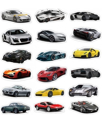 Sports Car Racing Car Stickers 50Pcs Waterproof Removable Cute Beautiful Stylish Teen Stickers Suitable for Boys and Girls in...