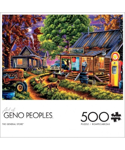 Geno Peoples - The General Store - 500 Piece Jigsaw Puzzle $23.64 Jigsaw Puzzles