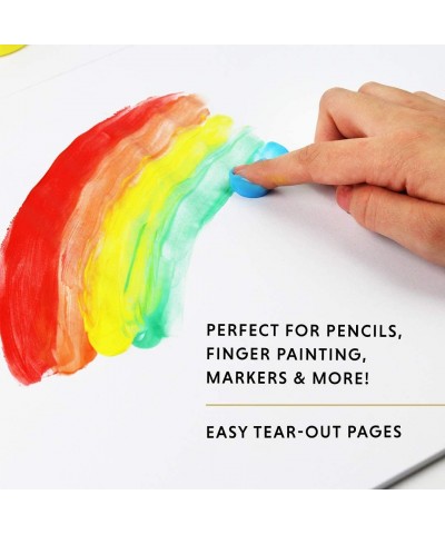 2-Pack Large Drawing Sketch Pad for Kids (12" x 16" 50 Pages Each) 60lbs /90GSM Paper Ideal for Finger Painting Pencils Tempe...