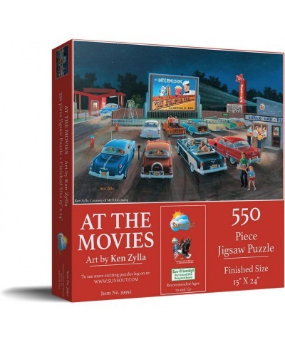 at The Movies 550 pc Jigsaw Puzzle $22.06 Jigsaw Puzzles