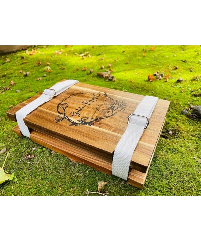 Flower and Leaf Press 11 x 7 inch Acacia Wood Flower Pressing Kit Botanical Press for Outdoor Learning Includes Blotting Pape...